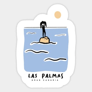 Las Palmas beach summer style Canary Islands las Palmas de Gran Canaria Sticker